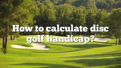 How to calculate disc golf handicap?