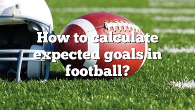 How to calculate expected goals in football?