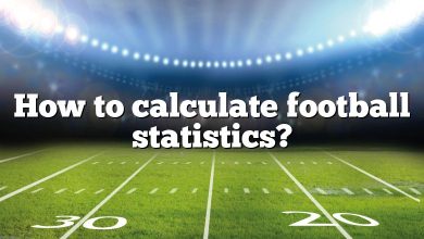How to calculate football statistics?