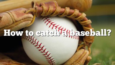 How to catch a baseball?