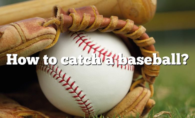How to catch a baseball?