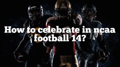 How to celebrate in ncaa football 14?
