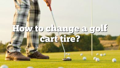 How to change a golf cart tire?