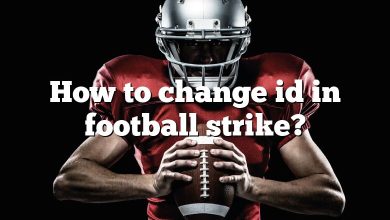 How to change id in football strike?