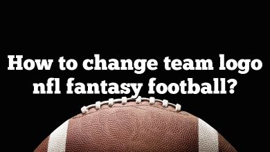 How to change team logo nfl fantasy football?