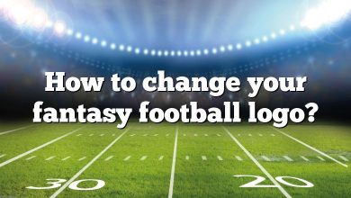 How to change your fantasy football logo?