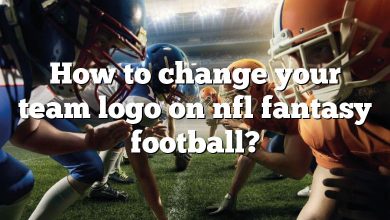 How to change your team logo on nfl fantasy football?