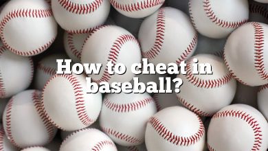 How to cheat in baseball?