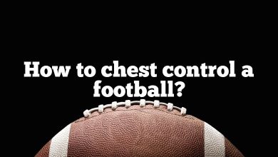 How to chest control a football?