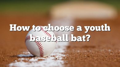 How to choose a youth baseball bat?