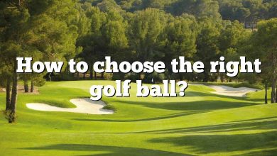 How to choose the right golf ball?