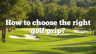 How to choose the right golf grip?