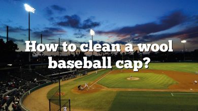 How to clean a wool baseball cap?