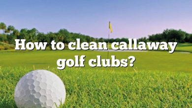 How to clean callaway golf clubs?