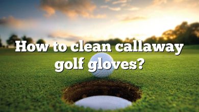 How to clean callaway golf gloves?