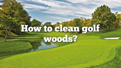 How to clean golf woods?