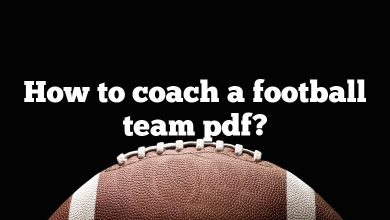 How to coach a football team pdf?