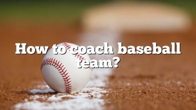 How to coach baseball team?