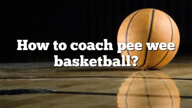 How to coach pee wee basketball?