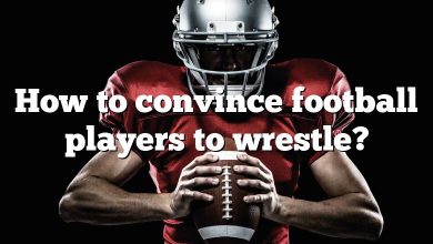 How to convince football players to wrestle?
