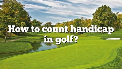 How to count handicap in golf?