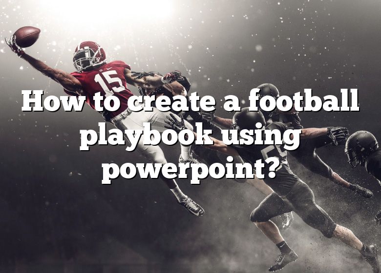 How To Make A Football Playbook On Powerpoint How To Make A Football Playbook On Powerpoint