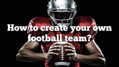 How to create your own football team?