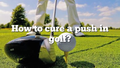 How to cure a push in golf?