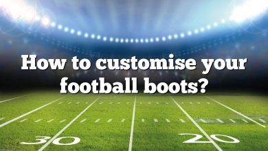 How to customise your football boots?