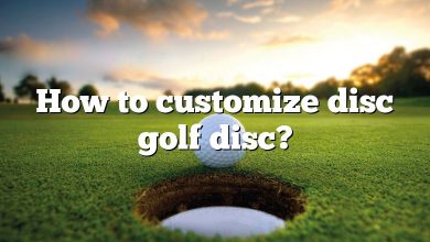 How to customize disc golf disc?