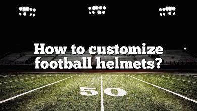 How to customize football helmets?