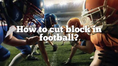 How to cut block in football?