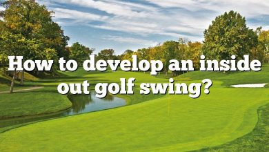 How to develop an inside out golf swing?