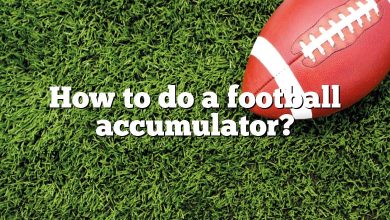 How to do a football accumulator?