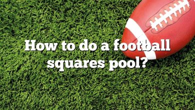 How to do a football squares pool?