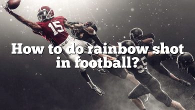 How to do rainbow shot in football?