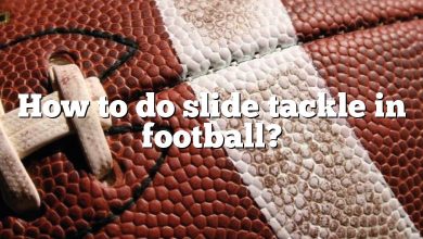 How to do slide tackle in football?