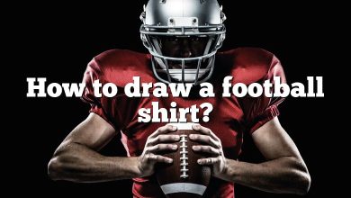 How to draw a football shirt?