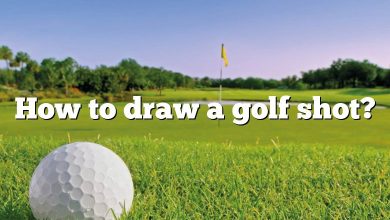 How to draw a golf shot?