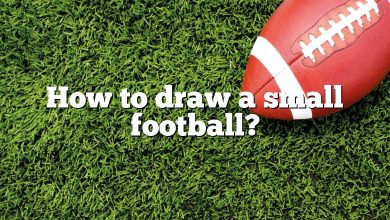 How to draw a small football?