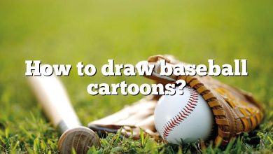 How to draw baseball cartoons?