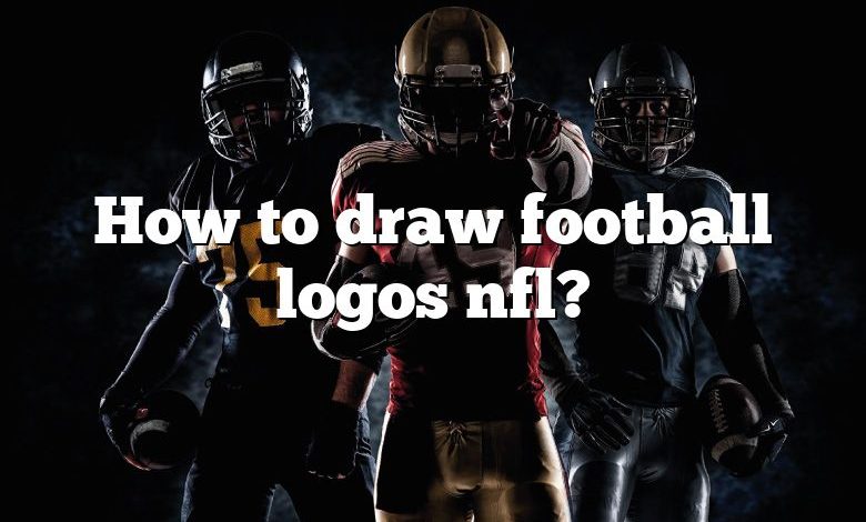 How to draw football logos nfl?