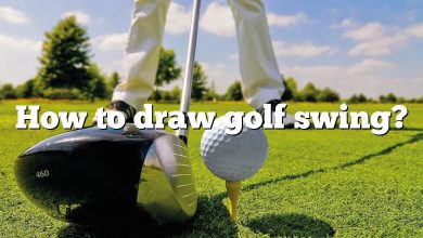 How to draw golf swing?