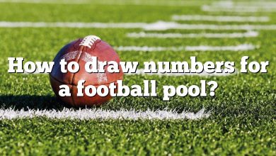 How to draw numbers for a football pool?