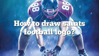 How to draw saints football logo?
