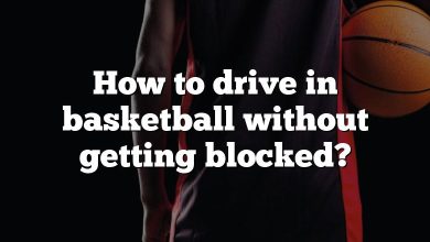 How to drive in basketball without getting blocked?