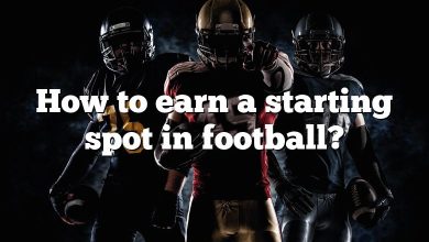 How to earn a starting spot in football?