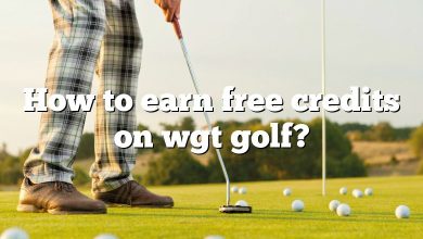How to earn free credits on wgt golf?
