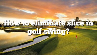 How to eliminate slice in golf swing?