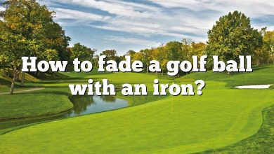 How to fade a golf ball with an iron?
